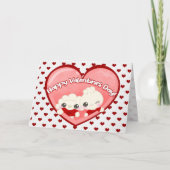 Valentines Dumplings Feiertagskarte (Vorderseite)