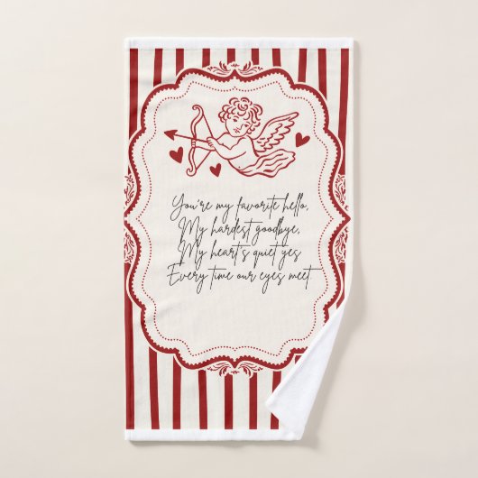 Valentines einzigartiger Stil von Sommer Hamilton Handtuch (Handtuch)