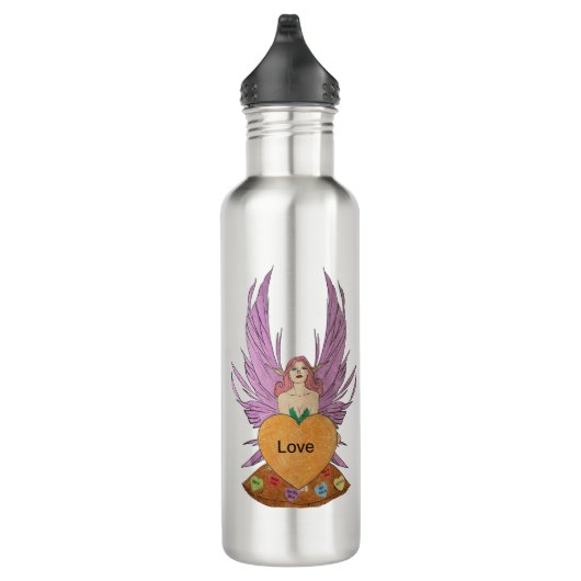 Valentines Faerie Edelstahlflasche (Rechts)