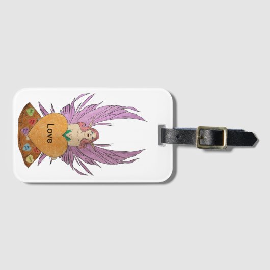 Valentines Faerie Gepäckanhänger (Vorderseite (Horizontal))