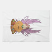 Valentines Faerie Geschirrtuch (Horizontal)