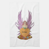 Valentines Faerie Geschirrtuch (Vertikal)