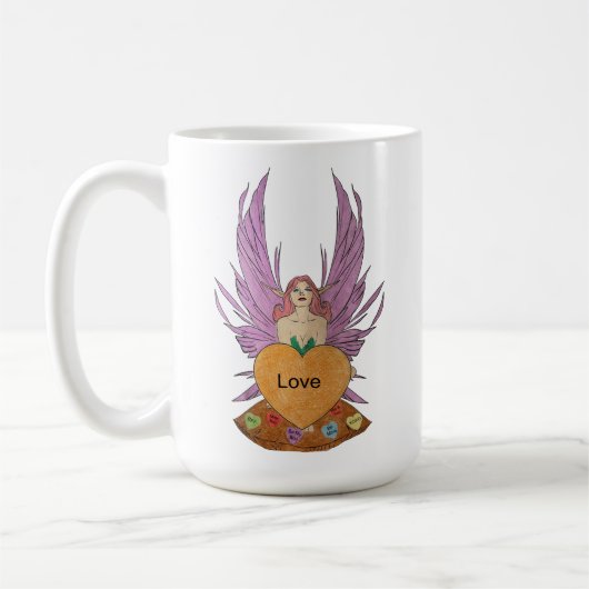 Valentines Faerie Kaffeetasse (Links)