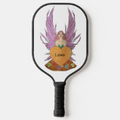 Valentines Faerie Pickleball Schläger (Rückseite)