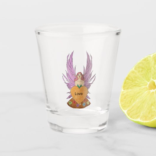 Valentines Faerie Schnapsglas (Vorderseite)