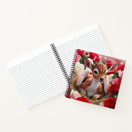 Valentines Fawn Notizblock (Innenseite)