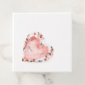 Valentines florales Herz geformt Geschenk Geschenkanhänger (Beispiel)