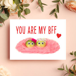 Valentine's for Best Friend - Vegetables Heart Feiertagspostkarte