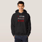 Valentines For VR Chat Funny Hearts Day Happy Vale Hoodie (Vorne ganz)