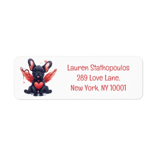 Valentines French Bulldog Cupid (Vorne)