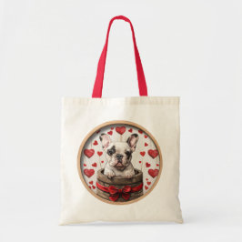 Valentines French Bulldog Tragetasche