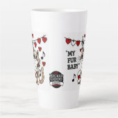 Valentine's Fur Baby Latte Mug Milchtasse (Vorderseite)