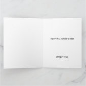 Valentines Gedicht Rose sind Red Girlfriend Karte (Innenseite)