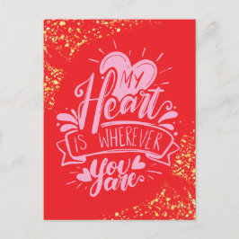 Valentines Gefängnis Langstreckengefängnis Redewen Feiertagspostkarte