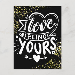 Valentines Gefängnisstrafe Langer Ferne Schwarzes Feiertagspostkarte