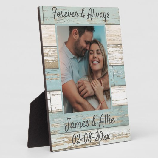 Valentines-Geschenk für immer und immer für das Ju Fotoplatte (Seite)