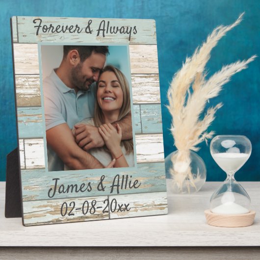 Valentines-Geschenk für immer und immer für das Ju Fotoplatte (Seite)