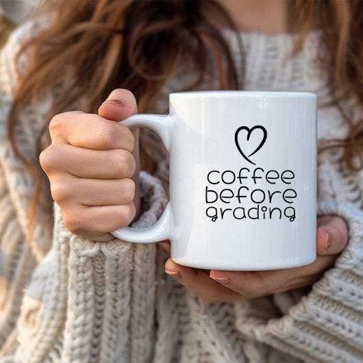 Valentines gift teacher thank you tasse