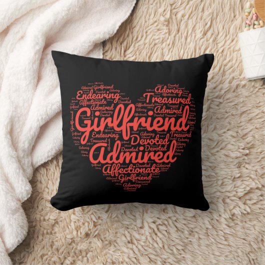Valentines Girlfriend-Geschenk Kissen (Decke)