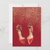 Valentines Girls Night Party Einladung (Rückseite)