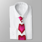 Valentines Glasherzen Krawatte (Gebunden)