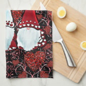 VALENTINES GNOMES GESCHIRRTUCH (Viertel Falte)