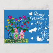 Valentines Gnomes Postcard Postkarte (Vorderseite)