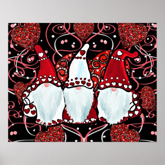 VALENTINES GNOMES POSTER (Vorne)