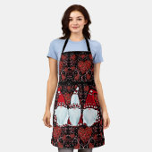 VALENTINES GNOMES SCHÜRZE (Getragen)