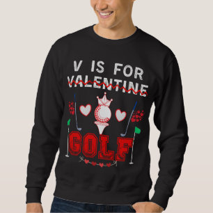 Valentines Golf Passion T-Shirt - Liebe für das Sp Sweatshirt