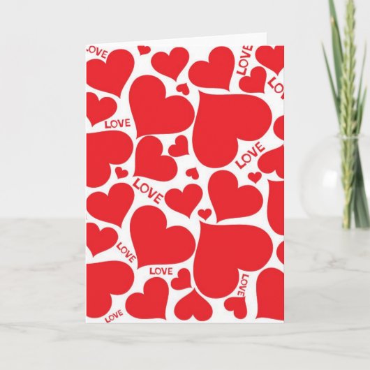 Valentines Greeting Card Feiertagskarte (Vorderseite)