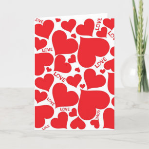 Valentines Greeting Card Feiertagskarte