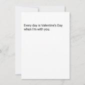 Valentines Hawaiian Unisex Card (Rückseite)