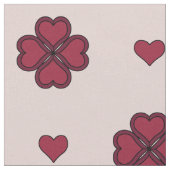 Valentine's Heart Fabric Stoff (Nahaufnahme)
