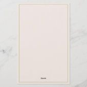 Valentine's Heart Pink and Green Heart Balloons Briefpapier (Rückseite)