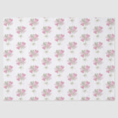 Valentine's Heart Pink and Green Heart Balloons Seidenpapier (Vorderseite)