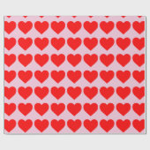 VALENTINES HEART WRAPPING PAPIER GESCHENKPAPIER (Flach)