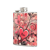 Valentines Hearts / Daisy / Spritzer Art / Sangria Flachmann (Links)