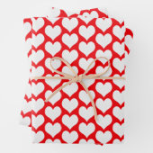 Valentines Hearts Geschenkpapier Set (Beispiel)