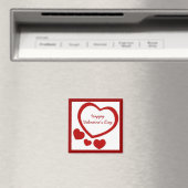 Valentine's Hearts Magnet (In Situ (Geschirrspüler))