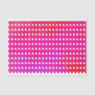 Valentines Hearts on Seidenpapier