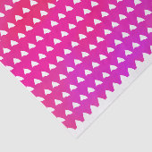Valentines Hearts on Seidenpapier (Ausschnitt)