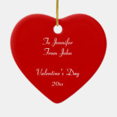 Valentine's Hearts Ornament (Hinten)