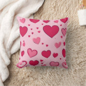 Valentines Hearts Pillow 01 Kissen (Decke)