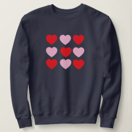 Valentines Hearts Sweatshirt