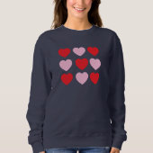 Valentines Hearts Sweatshirt (Vorderseite)