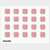 Valentines Hearts und Polka Dots Sticker (Blatt)