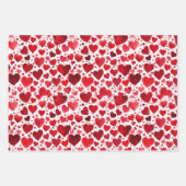 Valentine's Hearts x 3 Blätter (Vorderseite 2)