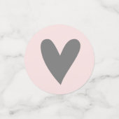 Valentine's Hearts x und o Konfetti (Klein Vorderseite)