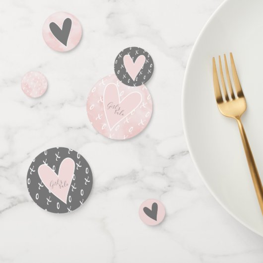 Valentine's Hearts x und o Konfetti (Gruppe)